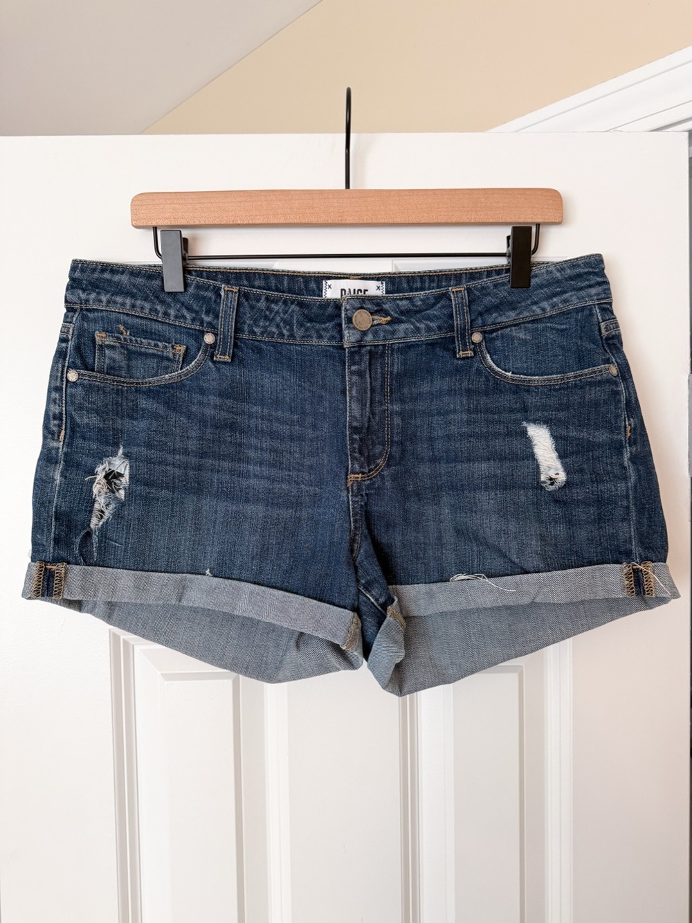 PAIGE Jimmy Jimmy Cuffed Denim Short